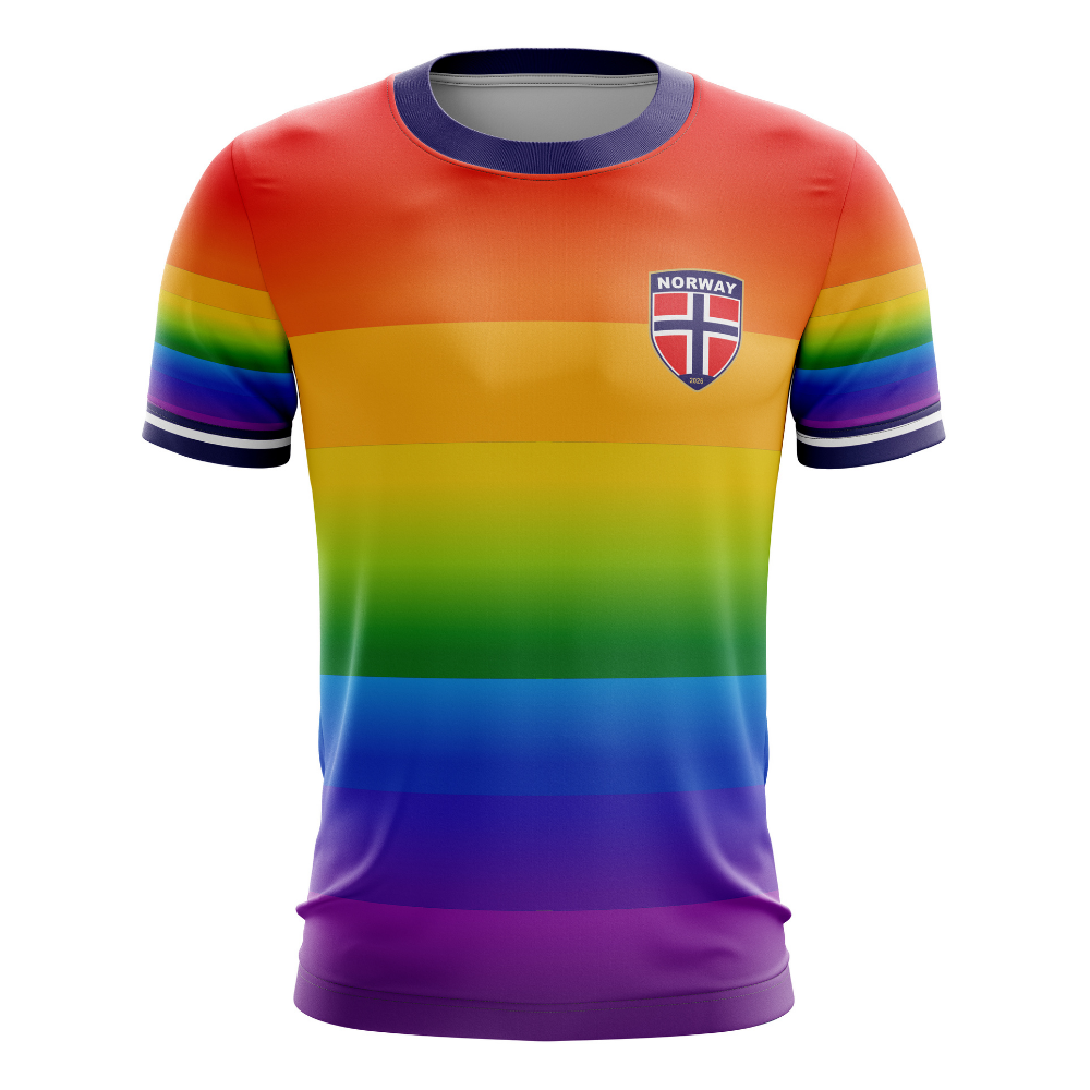 KAMPANJEPRIS! Design selv med eget nummer: Pride-drakt til VM i fotball 2026!