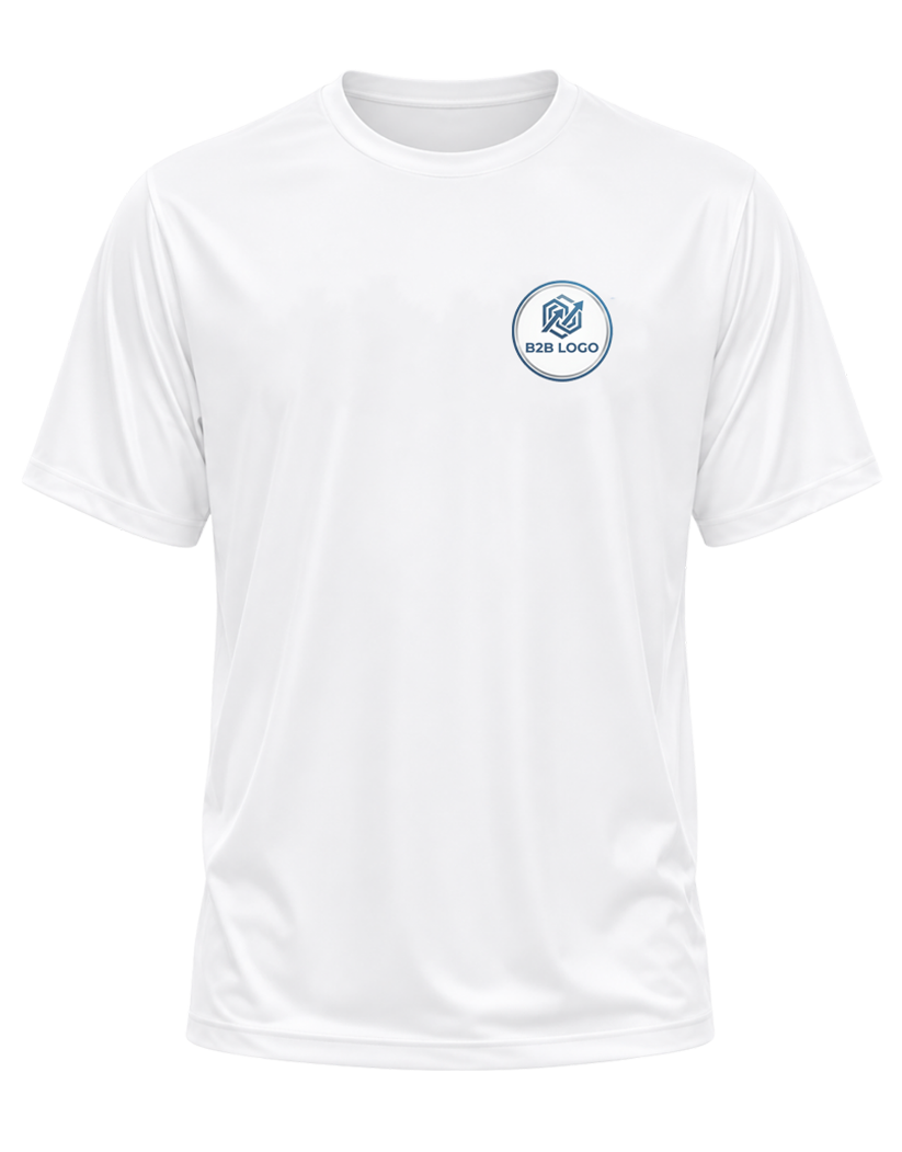Bomull t-shirt: B2B Logo & Tekst!