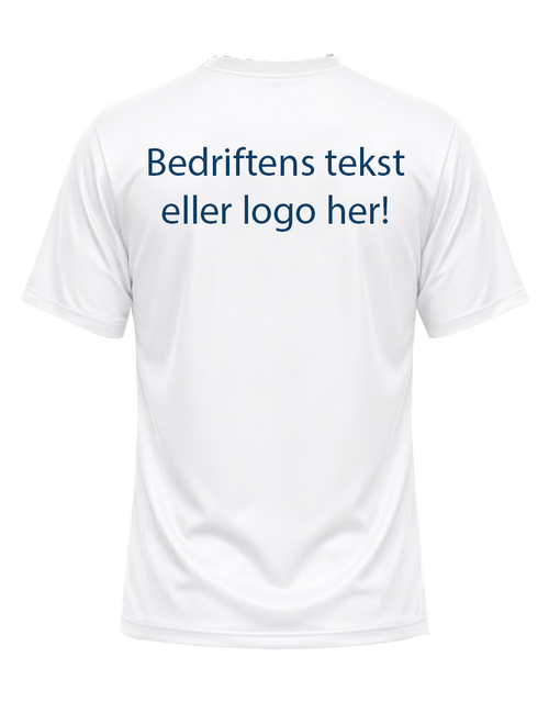 Bomull t-shirt: B2B Logo & Tekst!