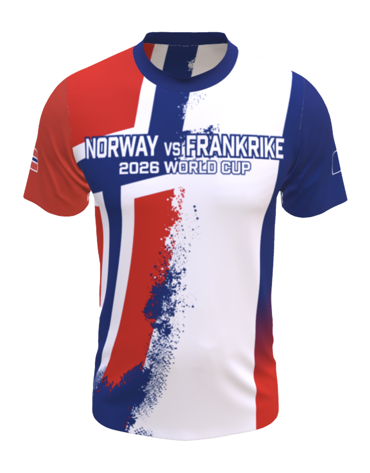 Fotball-VM 2026: Supporterdrakt Norge vs. Frankrike