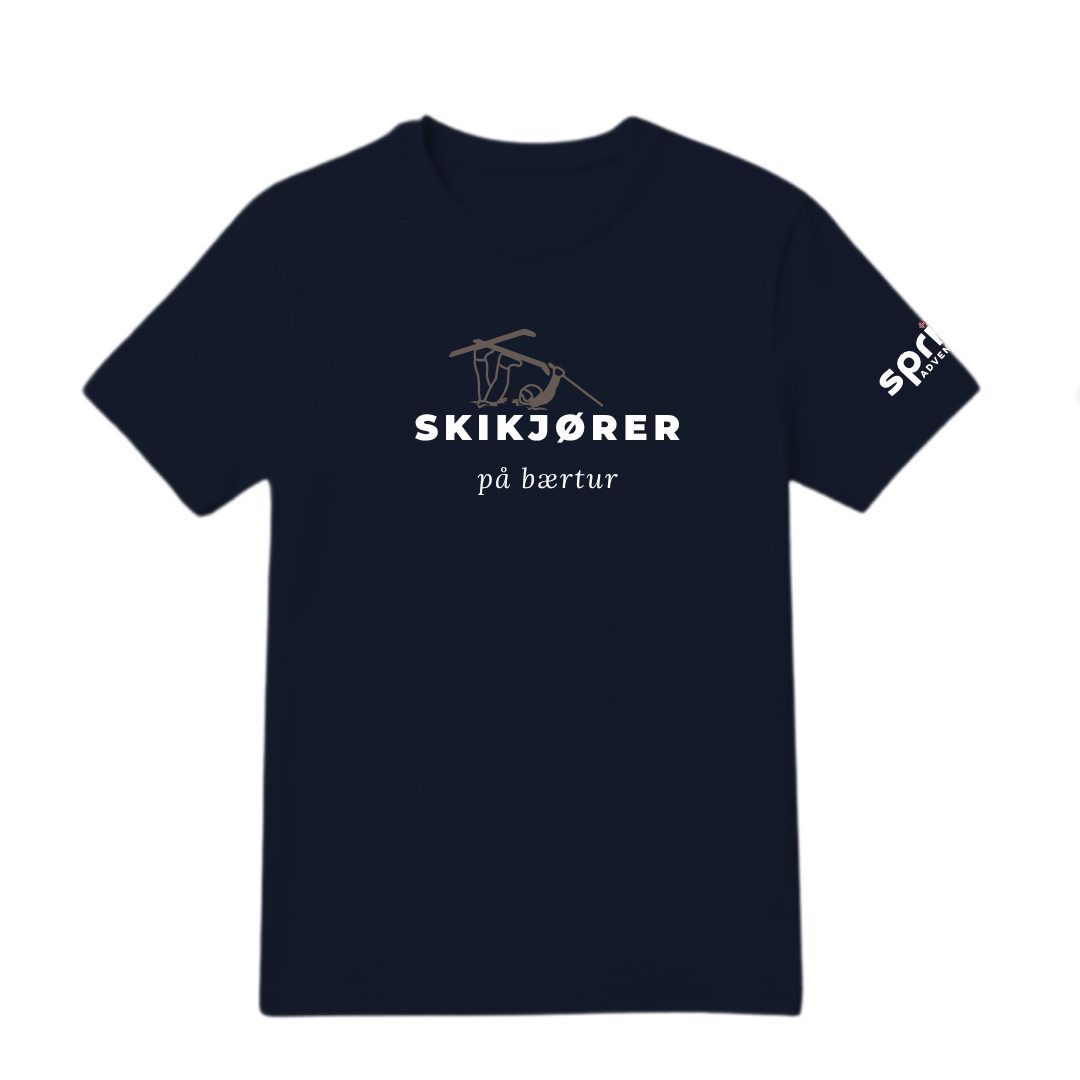 Skikjører på bærtur
