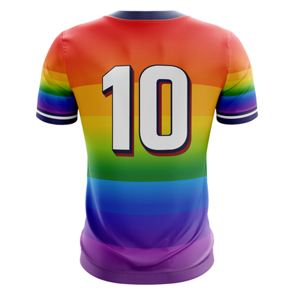 KAMPANJEPRIS! Design selv med eget nummer: Pride-drakt til VM i fotball 2026!