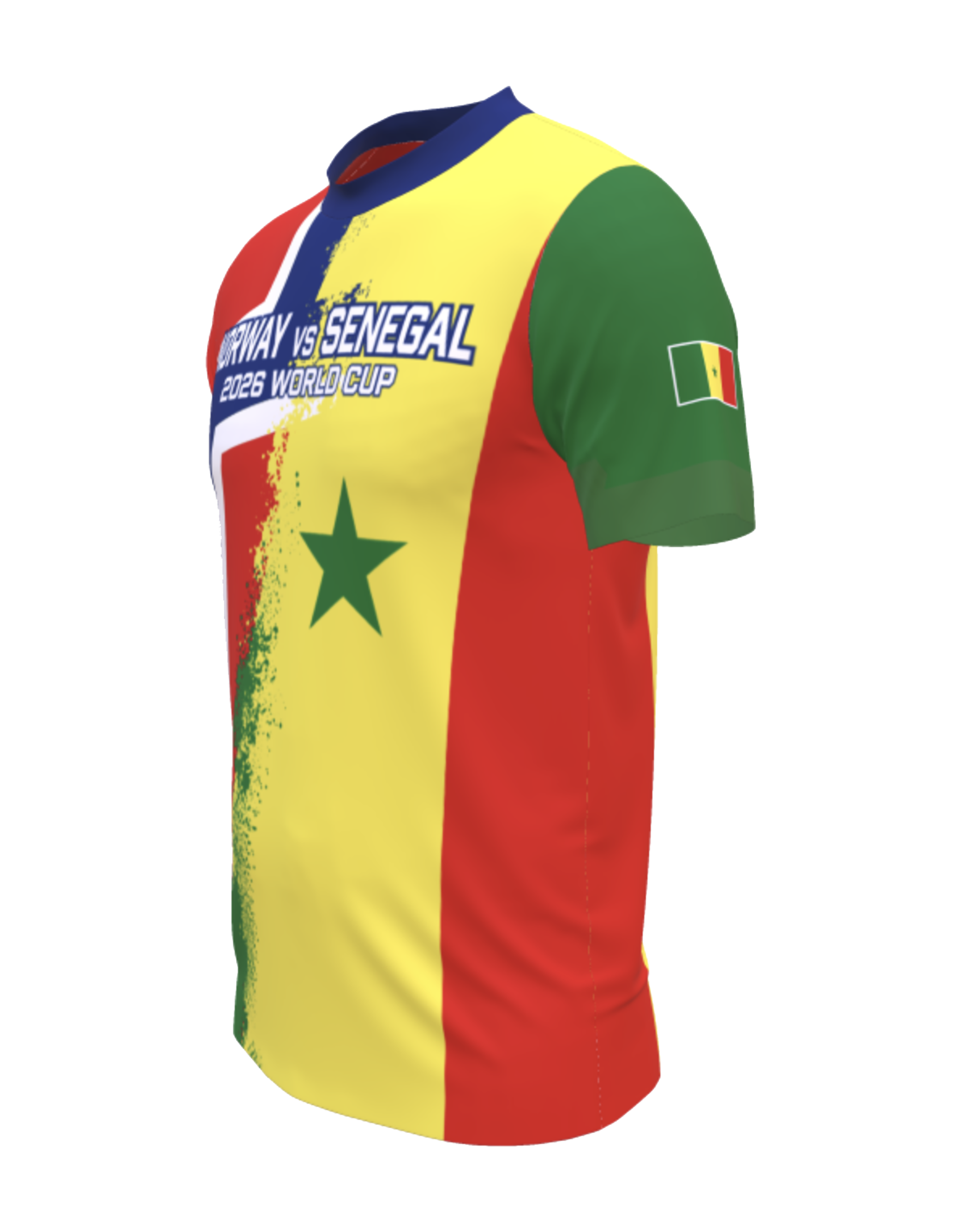 Fotball-VM 2026: Supporterdrakt Norge vs. Senegal