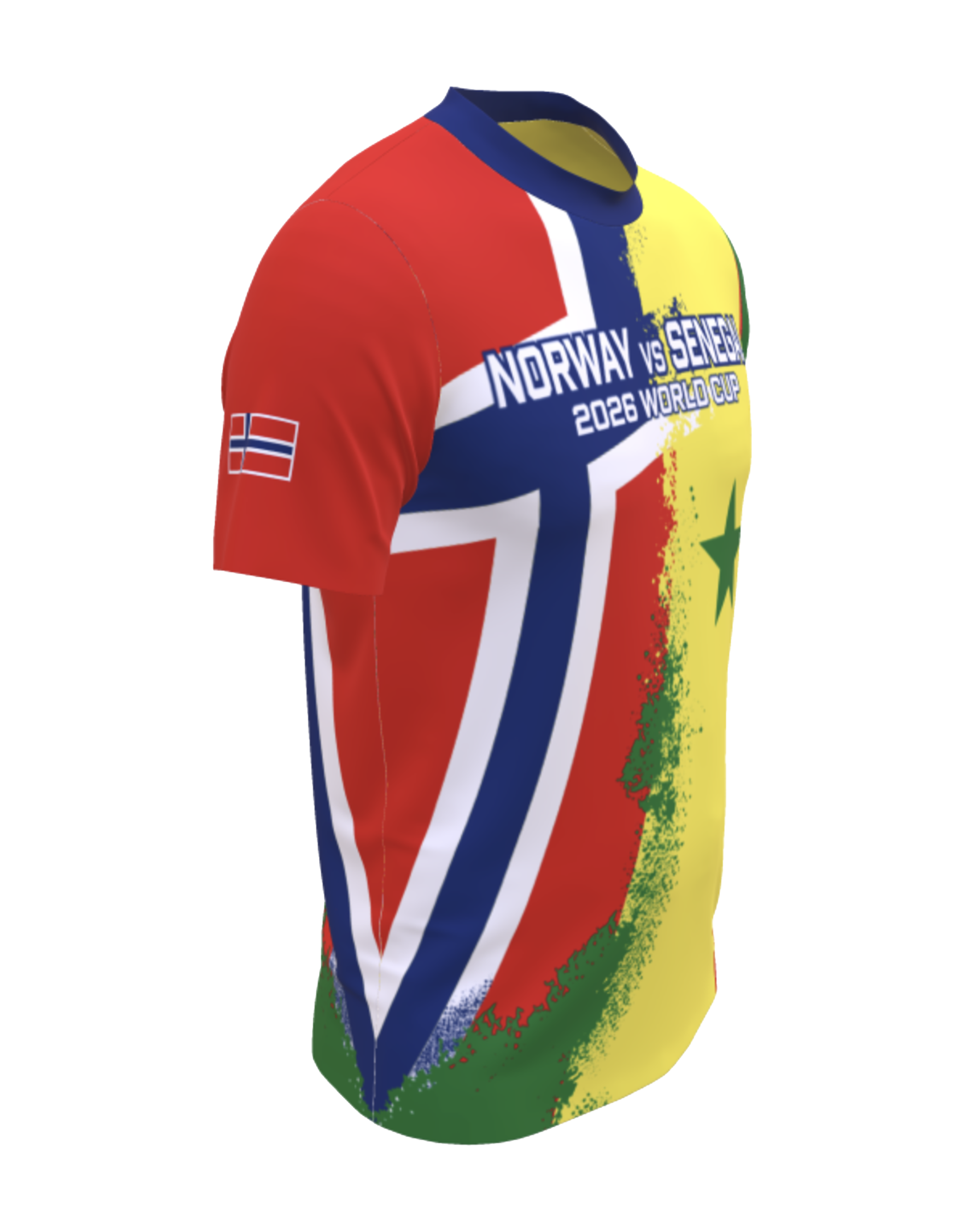 Fotball-VM 2026: Supporterdrakt Norge vs. Senegal