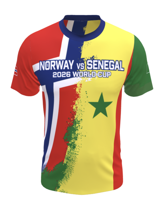 Fotball-VM 2026: Supporterdrakt Norge vs. Senegal
