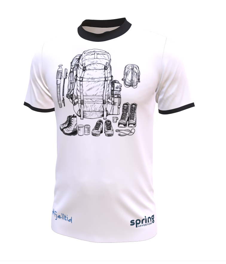 Spring Adventure Teknisk T-shirt – Design selv!
