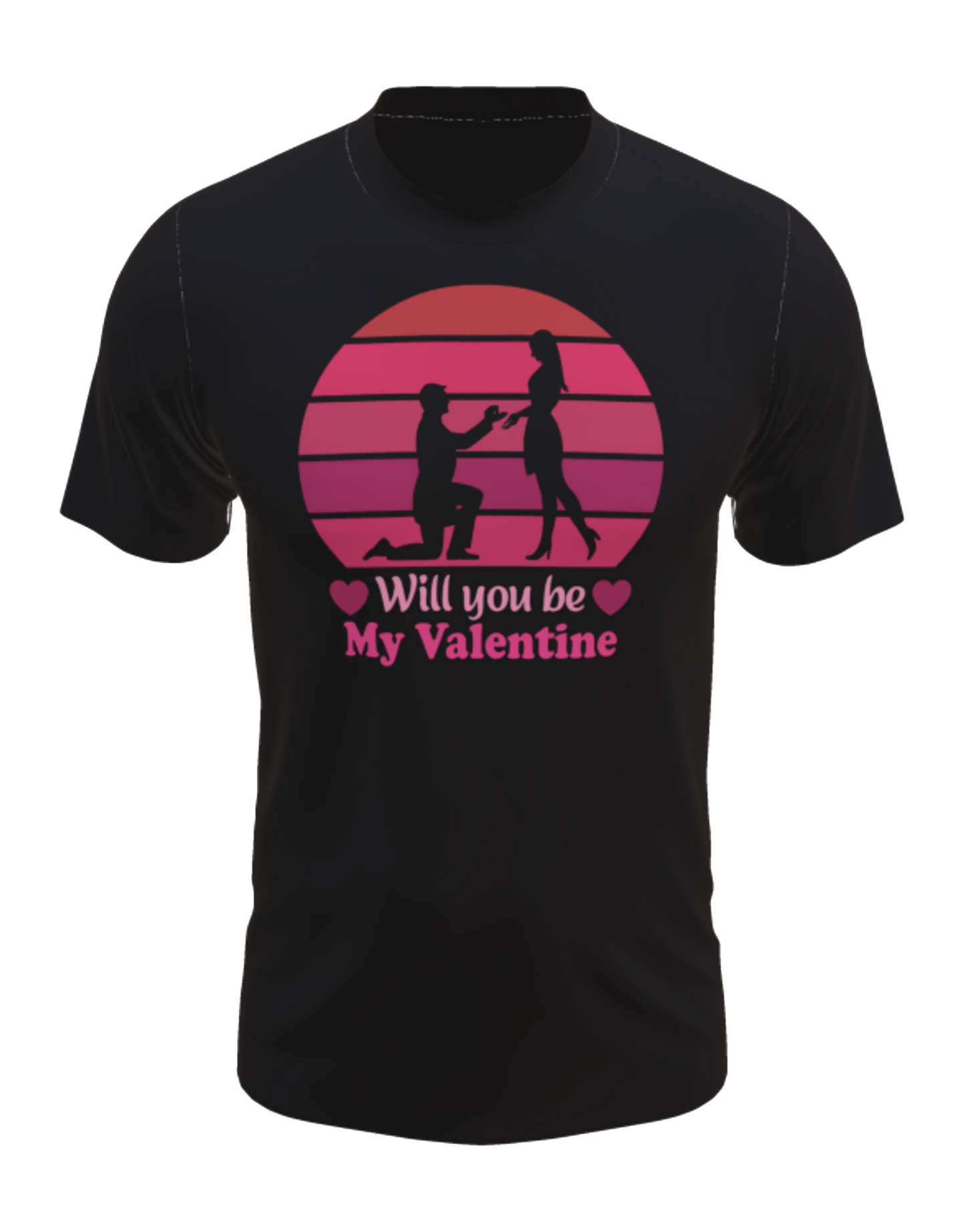 Valentine t-skjorte - Ferdig design