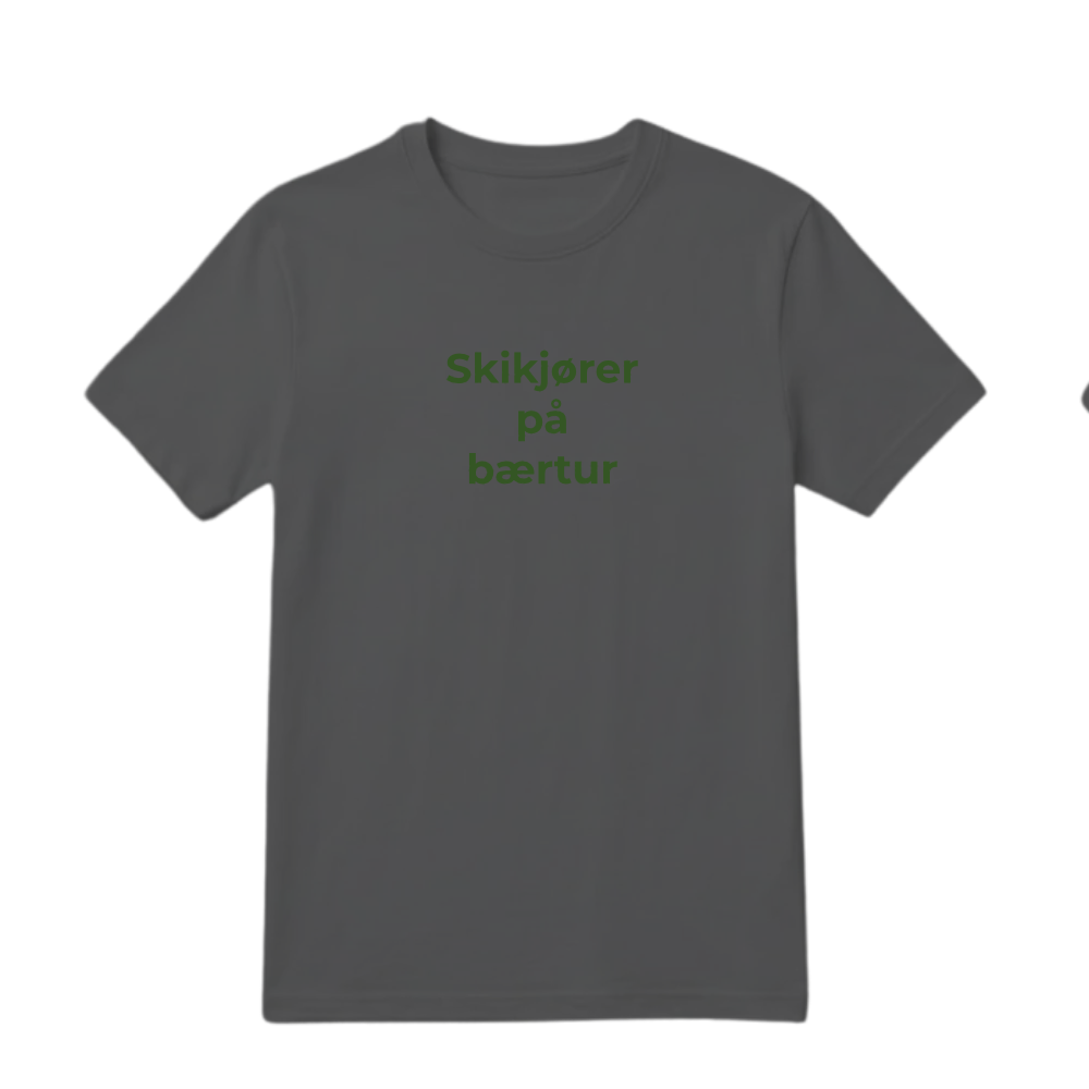 Skikjører på bærtur