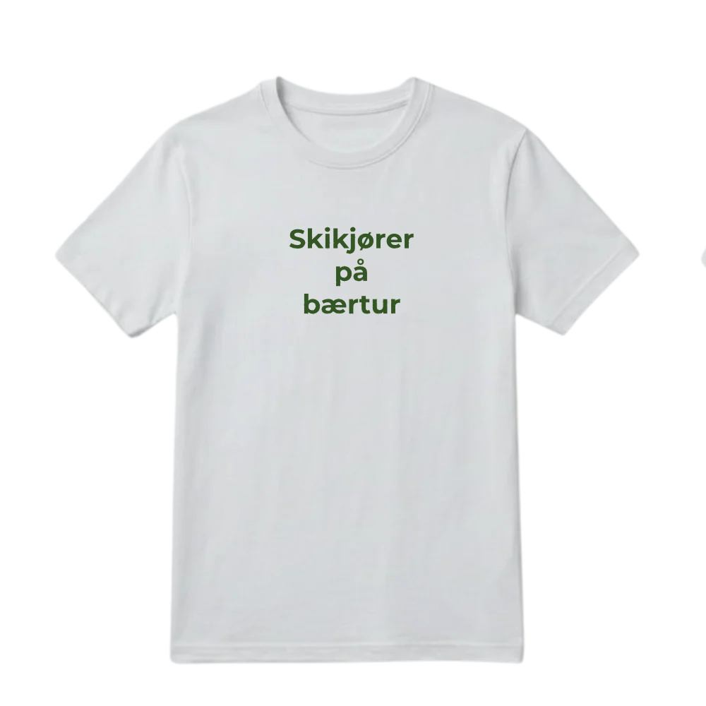 Skikjører på bærtur