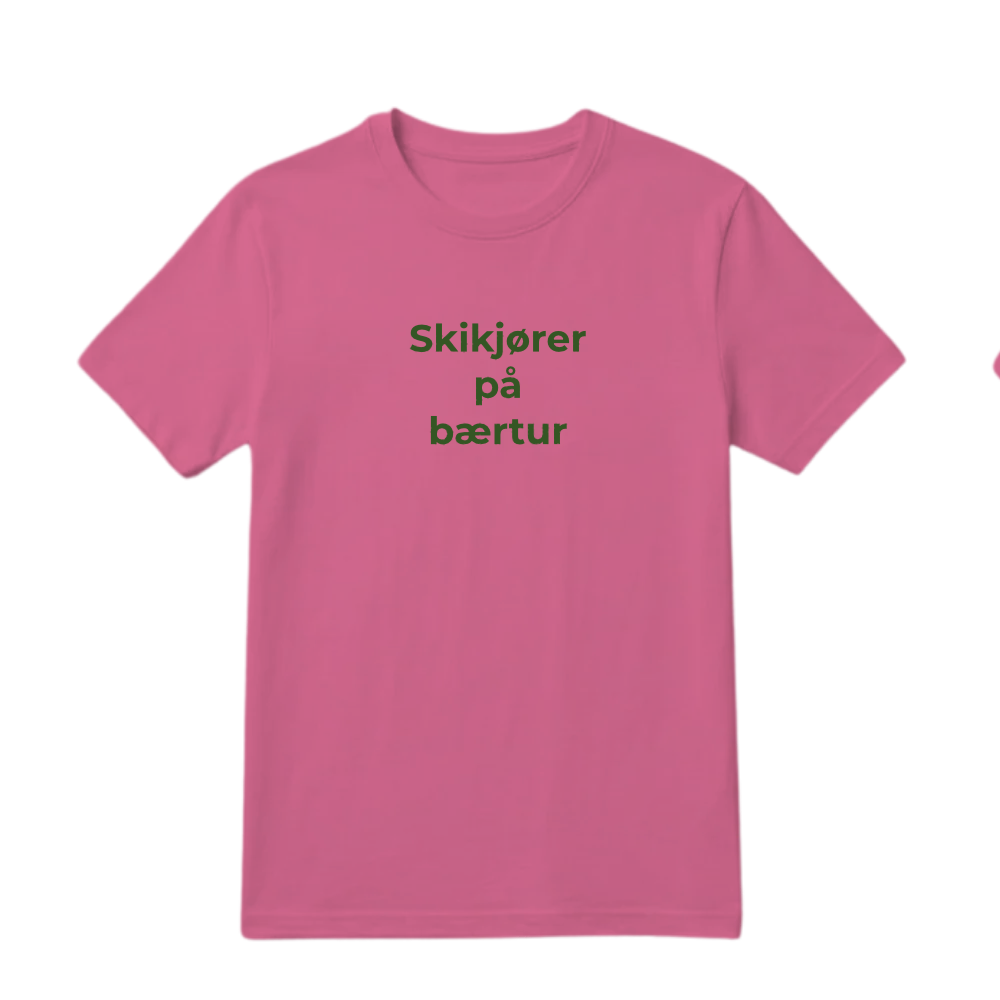 Skikjører på bærtur